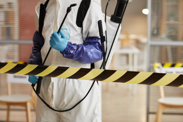 Professional Infectious Disease Decontamination technician working in Fairfax, VA